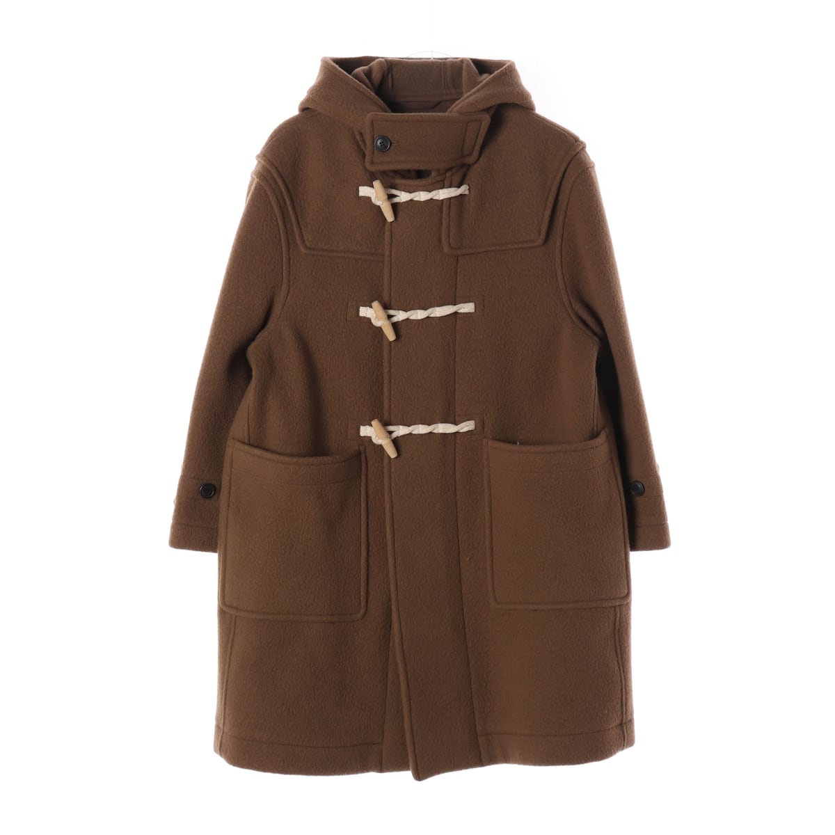 커버낫 21FW 부클 후드 울 더플 코트 떡복이 코트 상세 이미지 1