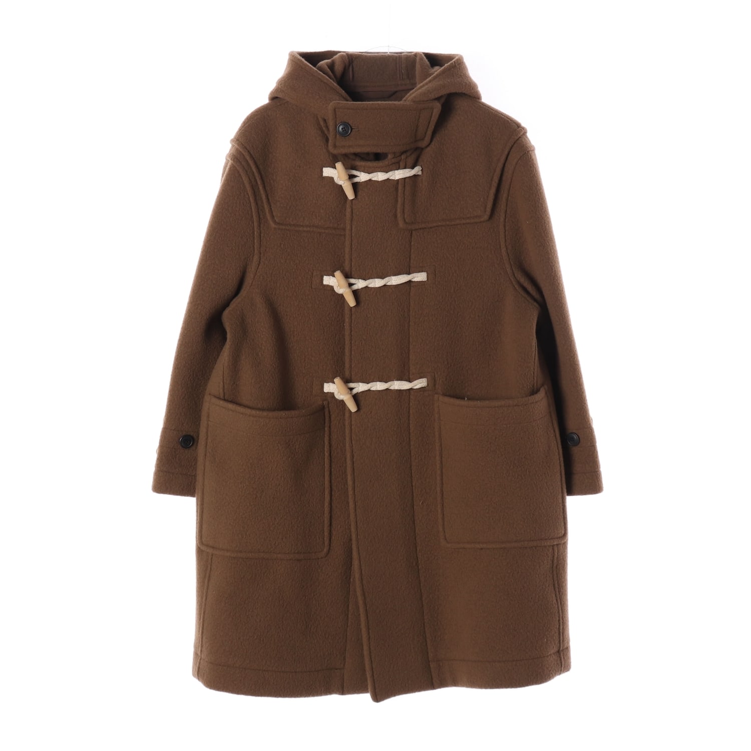 커버낫 21FW 부클 후드 울 더플 코트 떡복이 코트 이미지 1