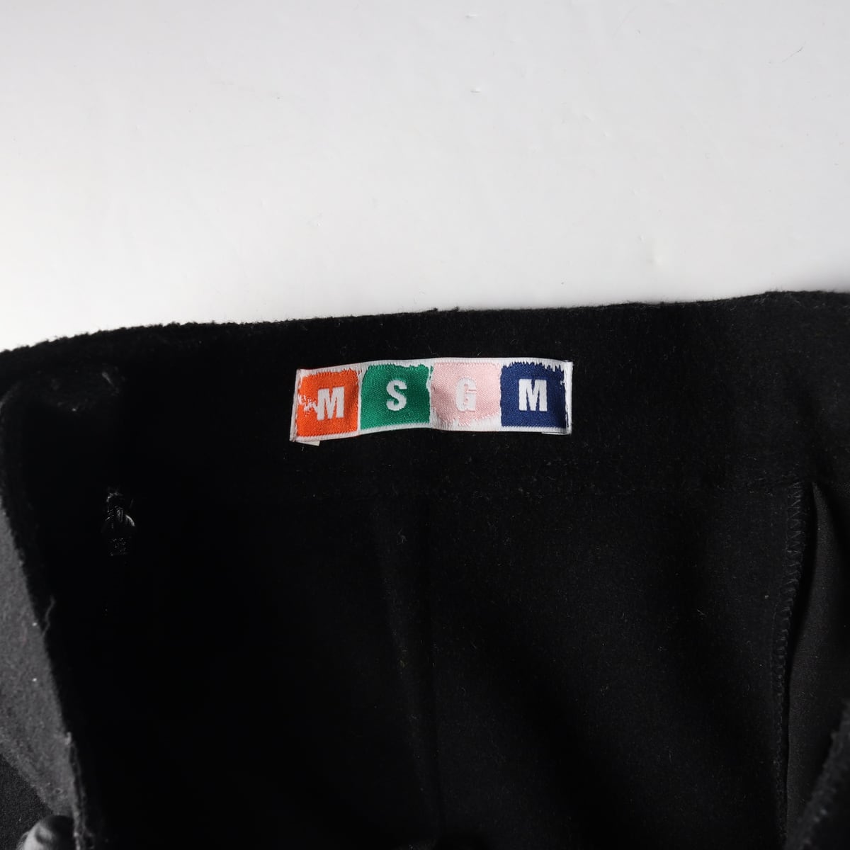 엠에스지엠 MSGM 울 80% 플로럴 자수 아플리케 롱 플레어 스커트 상세 이미지 3