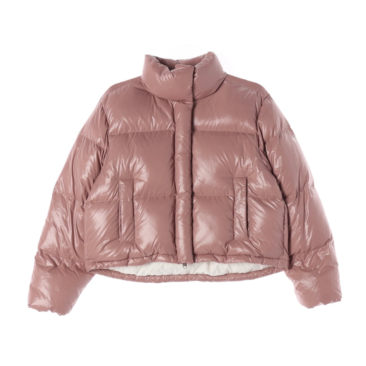 마리떼 프랑소와 저버 23FW 써클 로고 덕다운 글로시 푸퍼 숏 패딩 상세 이미지 1