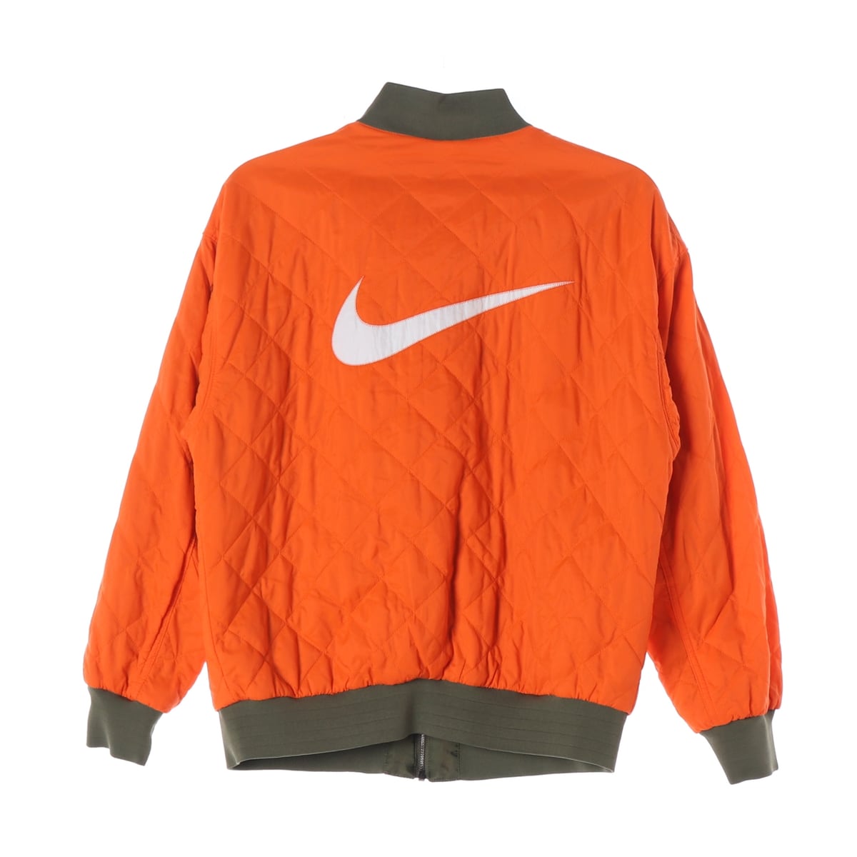 나이키 22FW 리버서블 바시티 퀼팅 블루종 봄버 재킷 점퍼 올리브  상세 이미지 2