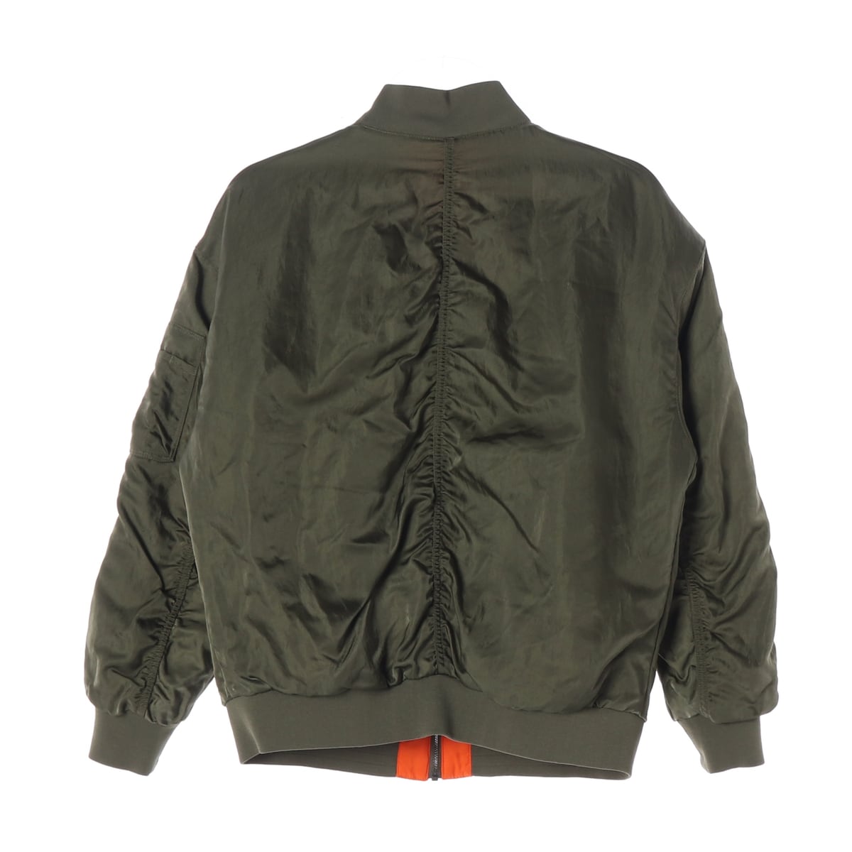나이키 22FW 리버서블 바시티 퀼팅 블루종 봄버 재킷 점퍼 올리브  상세 이미지 4