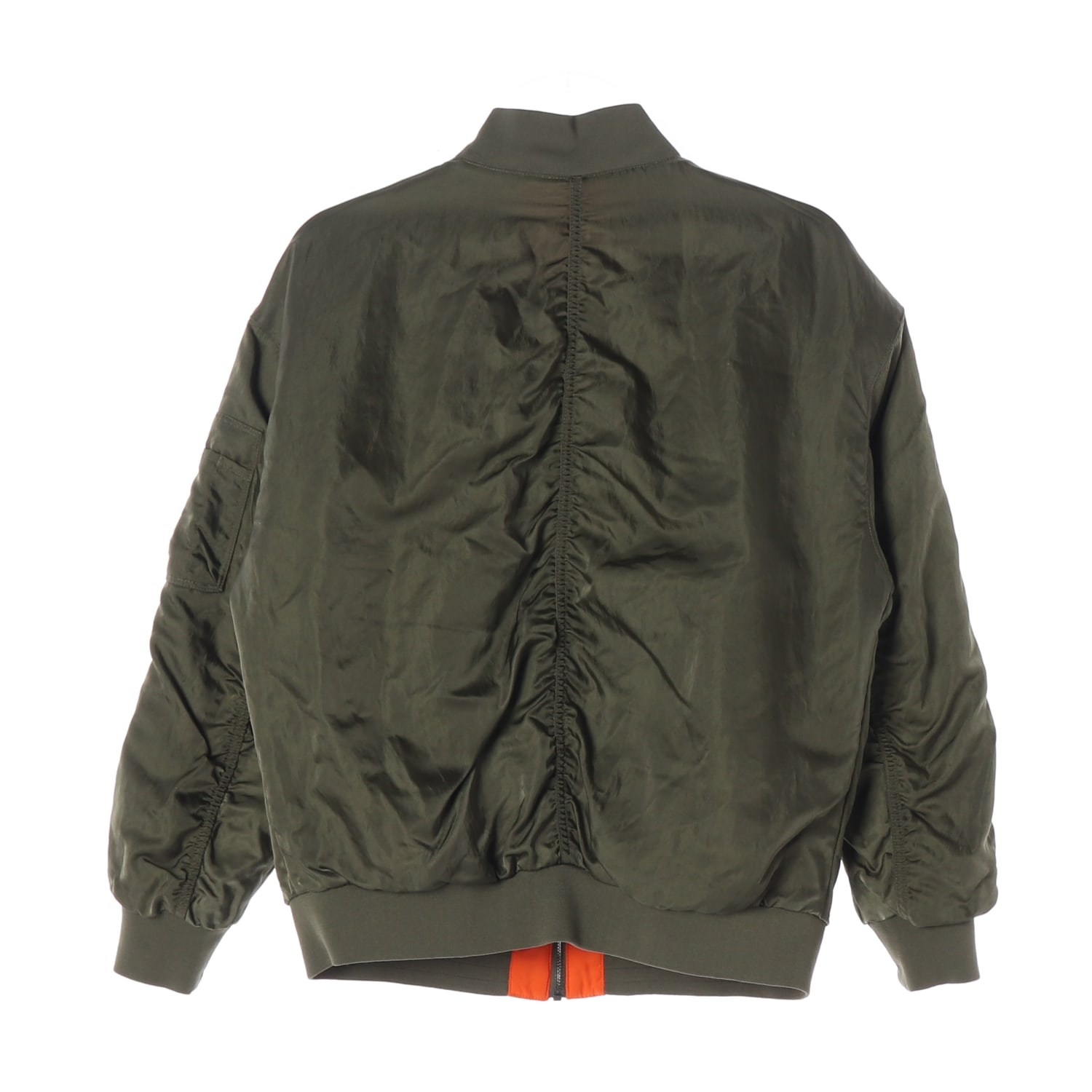 나이키 22FW 리버서블 바시티 퀼팅 블루종 봄버 재킷 점퍼 올리브  이미지 4