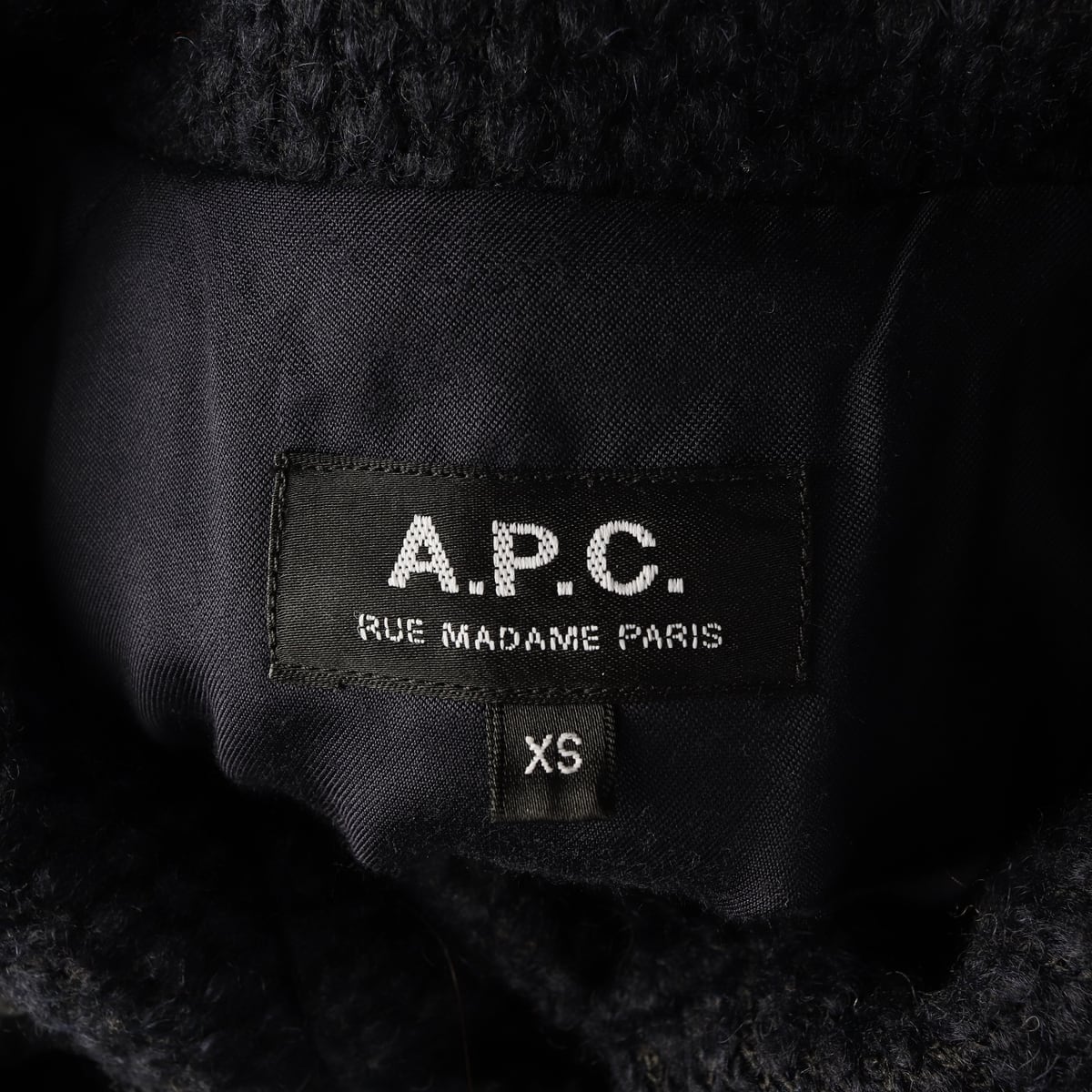 아페쎄 APC 블루 카반 마담 코트 더블 버튼 울 블렌드 숏 코트 상세 이미지 3