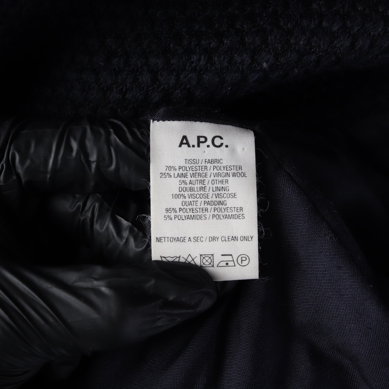 아페쎄 APC 블루 카반 마담 코트 더블 버튼 울 블렌드 숏 코트 이미지 4