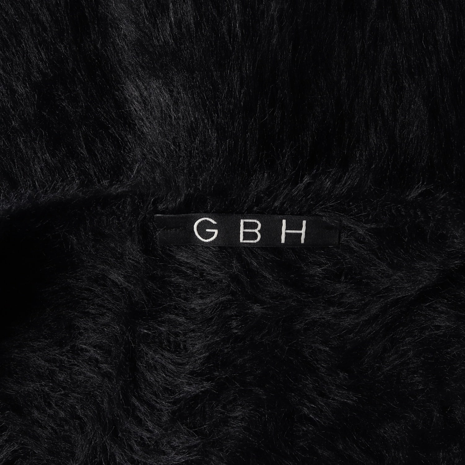 지비에이치 GBH  밍크 얀 플러피 헤어리 반팔 가디건  이미지 3