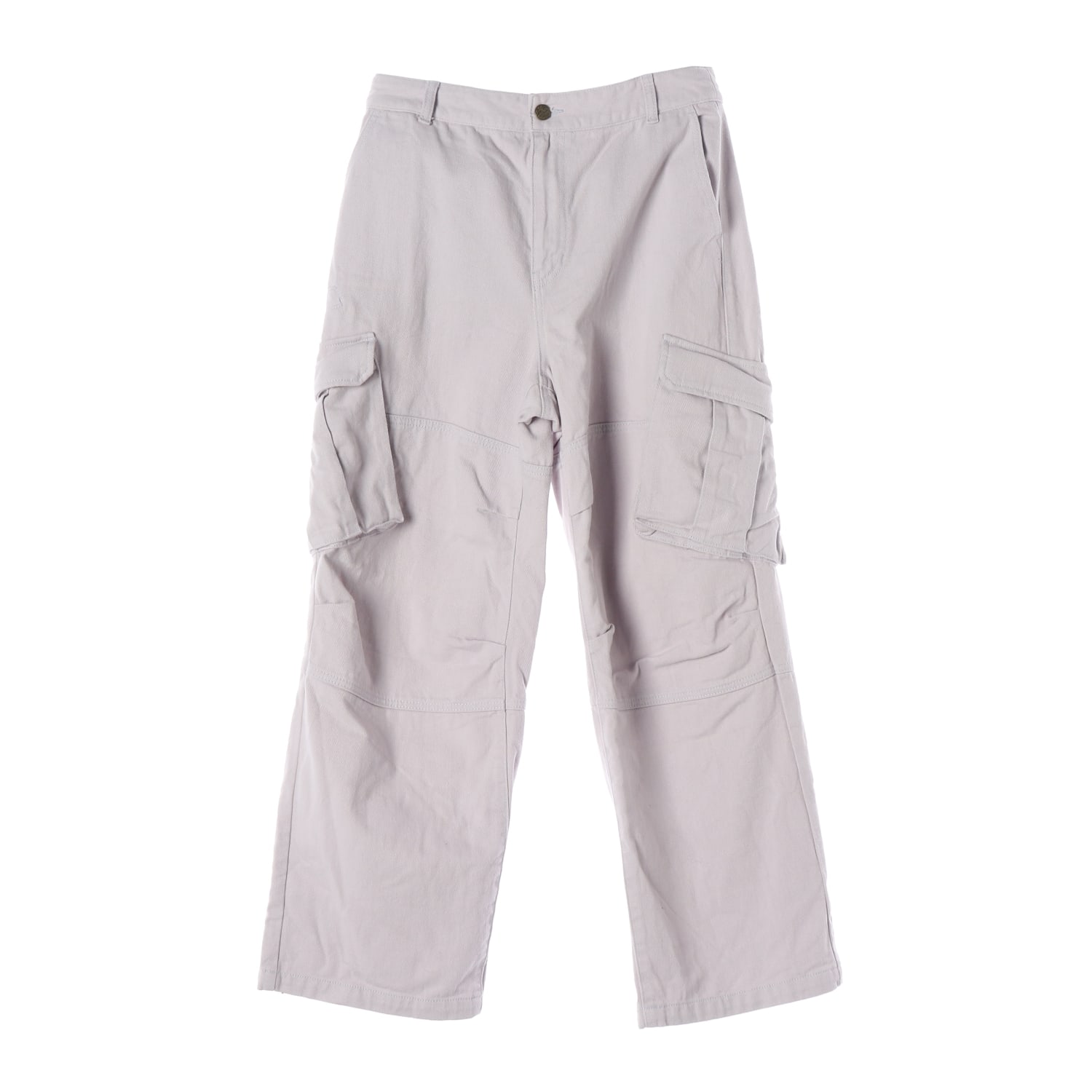 샌드사운드 23FW 와이드 카고 데님 팬츠 라벤더 이미지 1