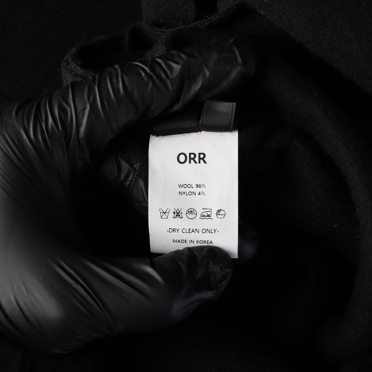 오르 ORR 울 96% 브이넥 레이어드 슬리브리스 롱 원피스 상세 이미지 3