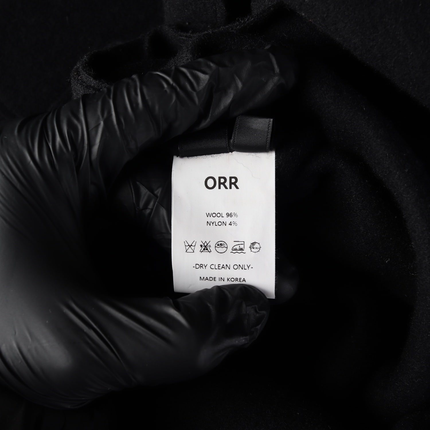 오르 ORR 울 96% 브이넥 레이어드 슬리브리스 롱 원피스 이미지 3