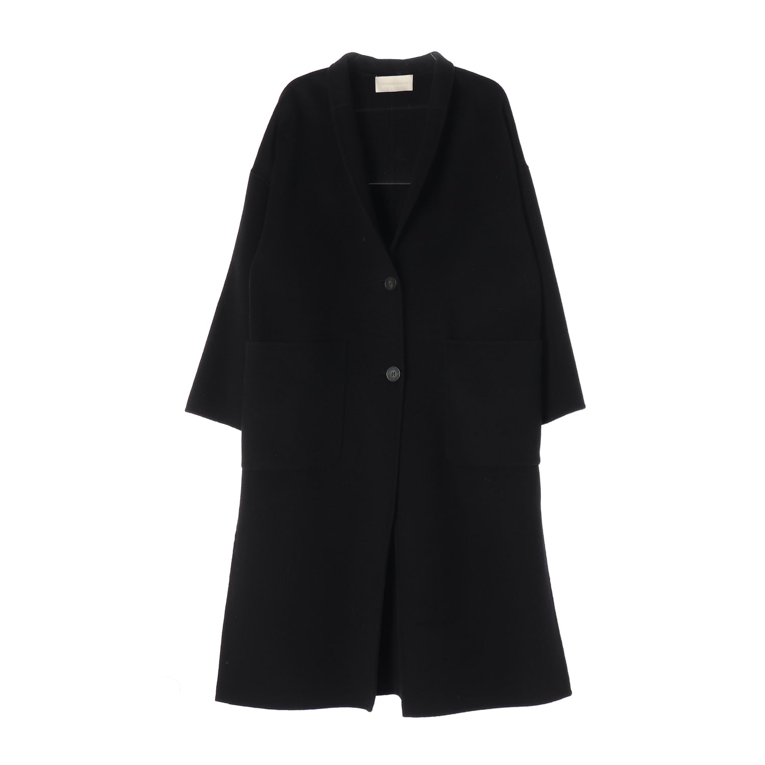 바네사브루노 23FW 울 블렌드 핸드메이드 싱글 롱 코트 이미지 1