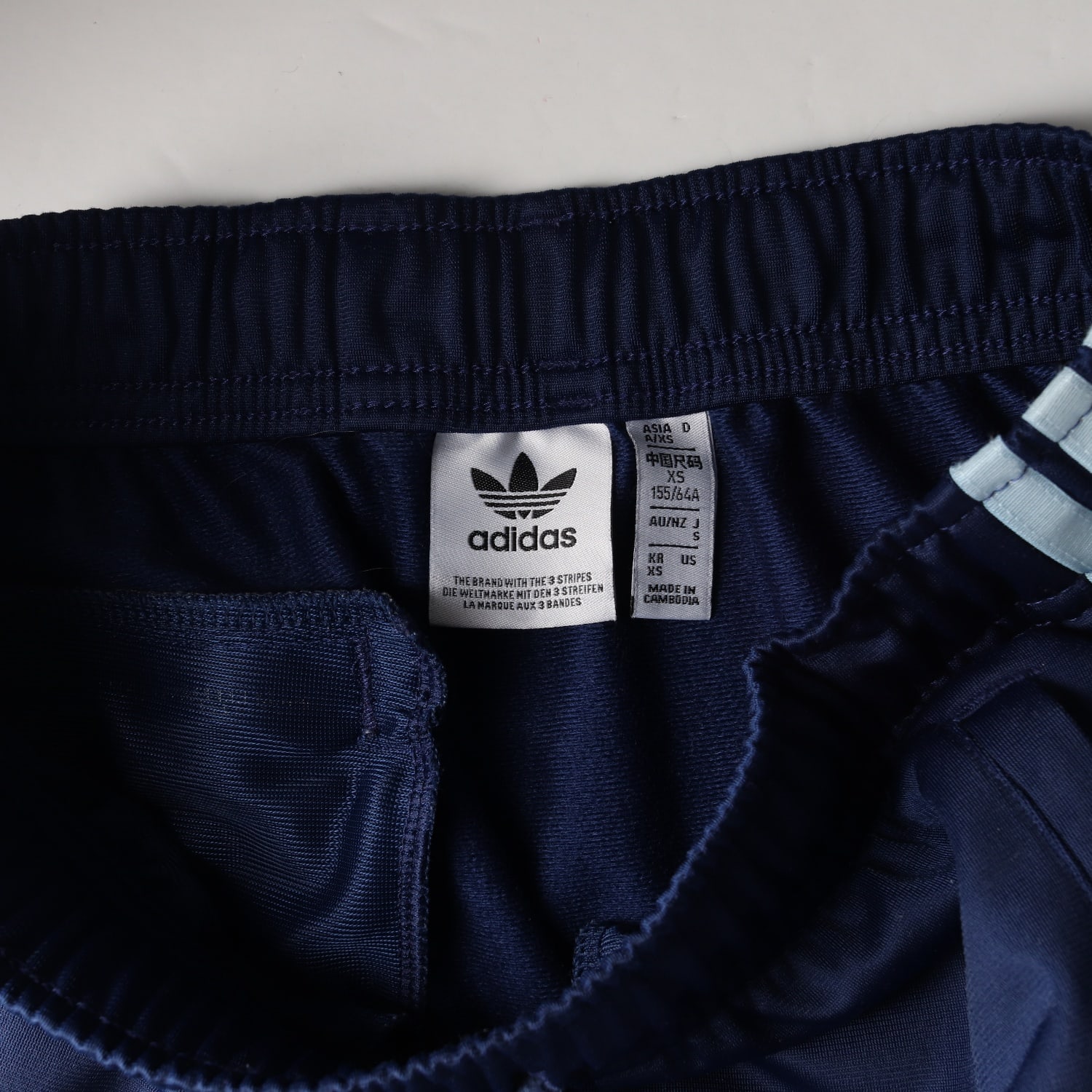 아디다스 24FW 트레포일 맥시 스커트 IX3538 트랙 치마 블루 이미지 3