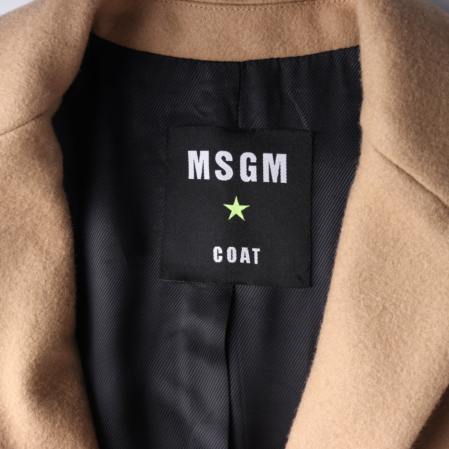 엠에스지엠 MSGM 체스터필드 울 롱 코트 카멜  이미지 4