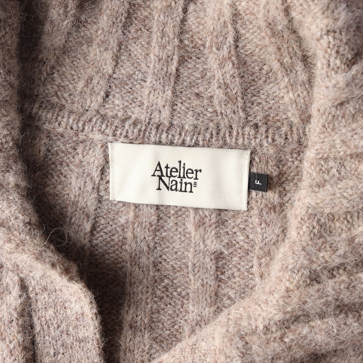 아틀리에 나인 24FW 울 블렌드 니트 스웨터 상세 이미지 3