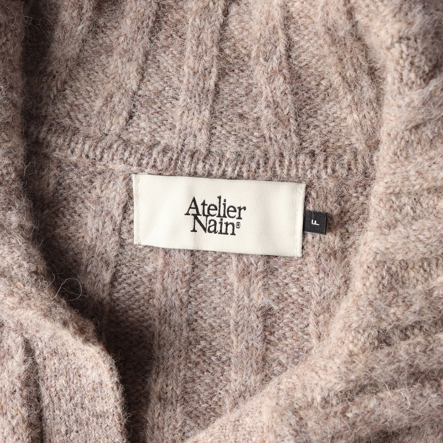 아틀리에 나인 24FW 울 블렌드 니트 스웨터 이미지 3