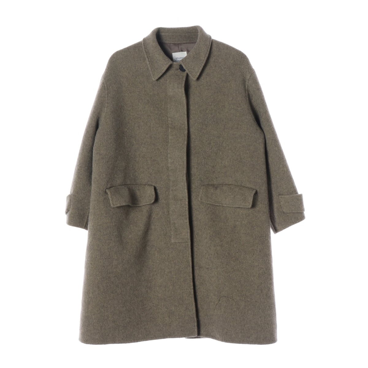 스튜디오 톰보이 21FW 울 블렌드 오버핏 롱 코트 상세 이미지 1