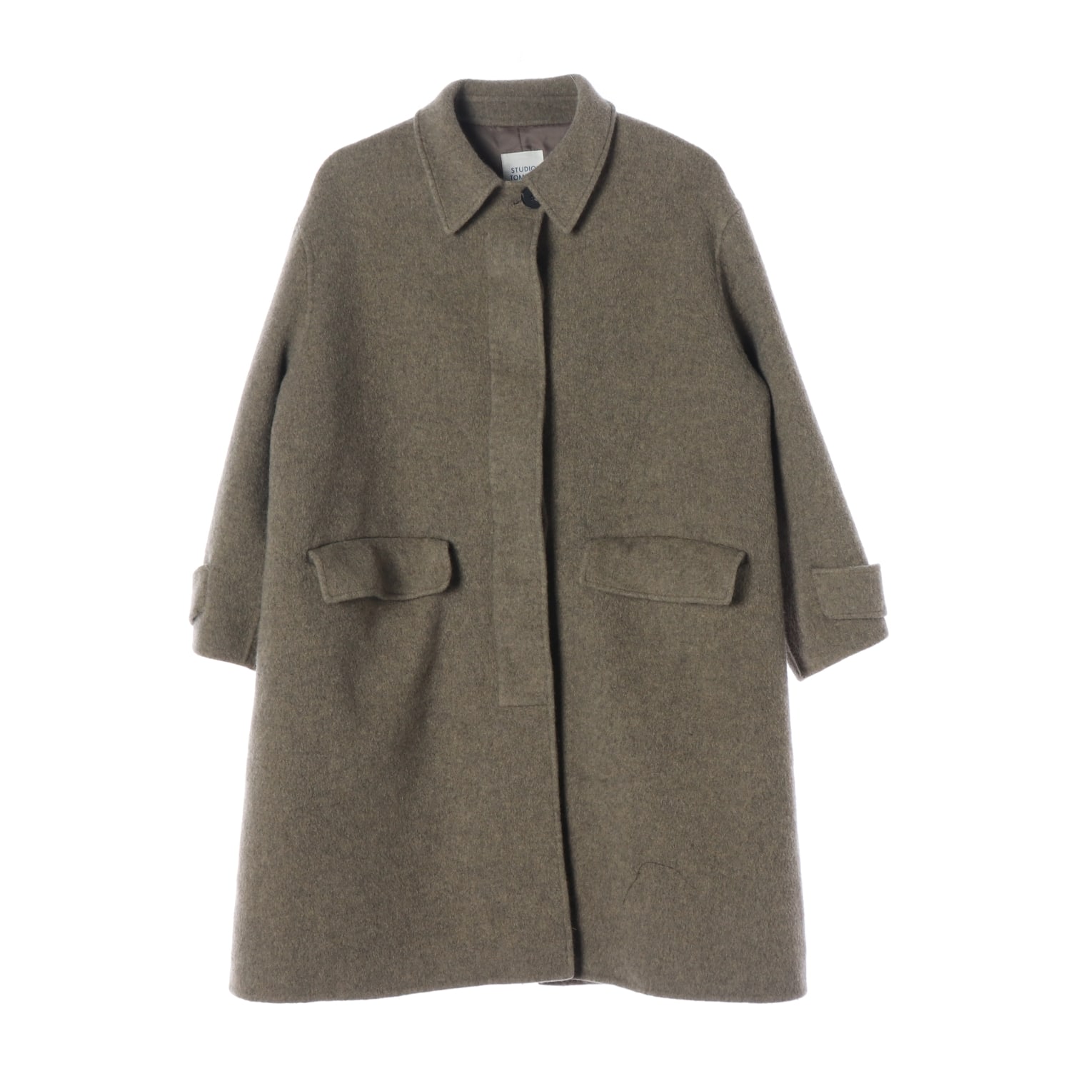 스튜디오 톰보이 21FW 울 블렌드 오버핏 롱 코트 이미지 1