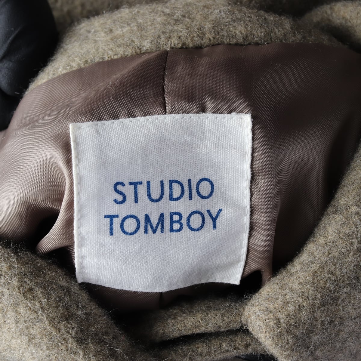 스튜디오 톰보이 21FW 울 블렌드 오버핏 롱 코트 상세 이미지 3