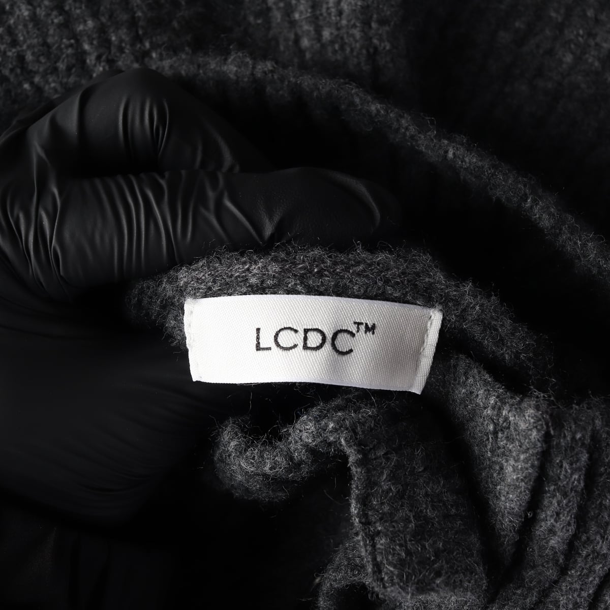 (새상품) LCDC TM 엘씨디씨 티엠 25FW 오버사이즈 니트 가디건 멜란지 그레이 상세 이미지 3