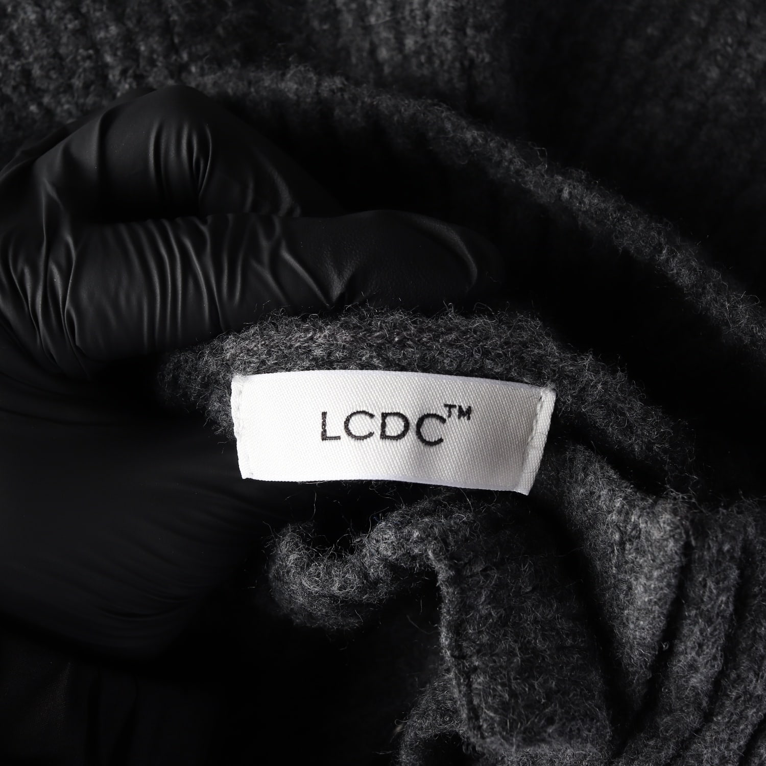 (새상품) LCDC TM 엘씨디씨 티엠 25FW 오버사이즈 니트 가디건 멜란지 그레이 이미지 3