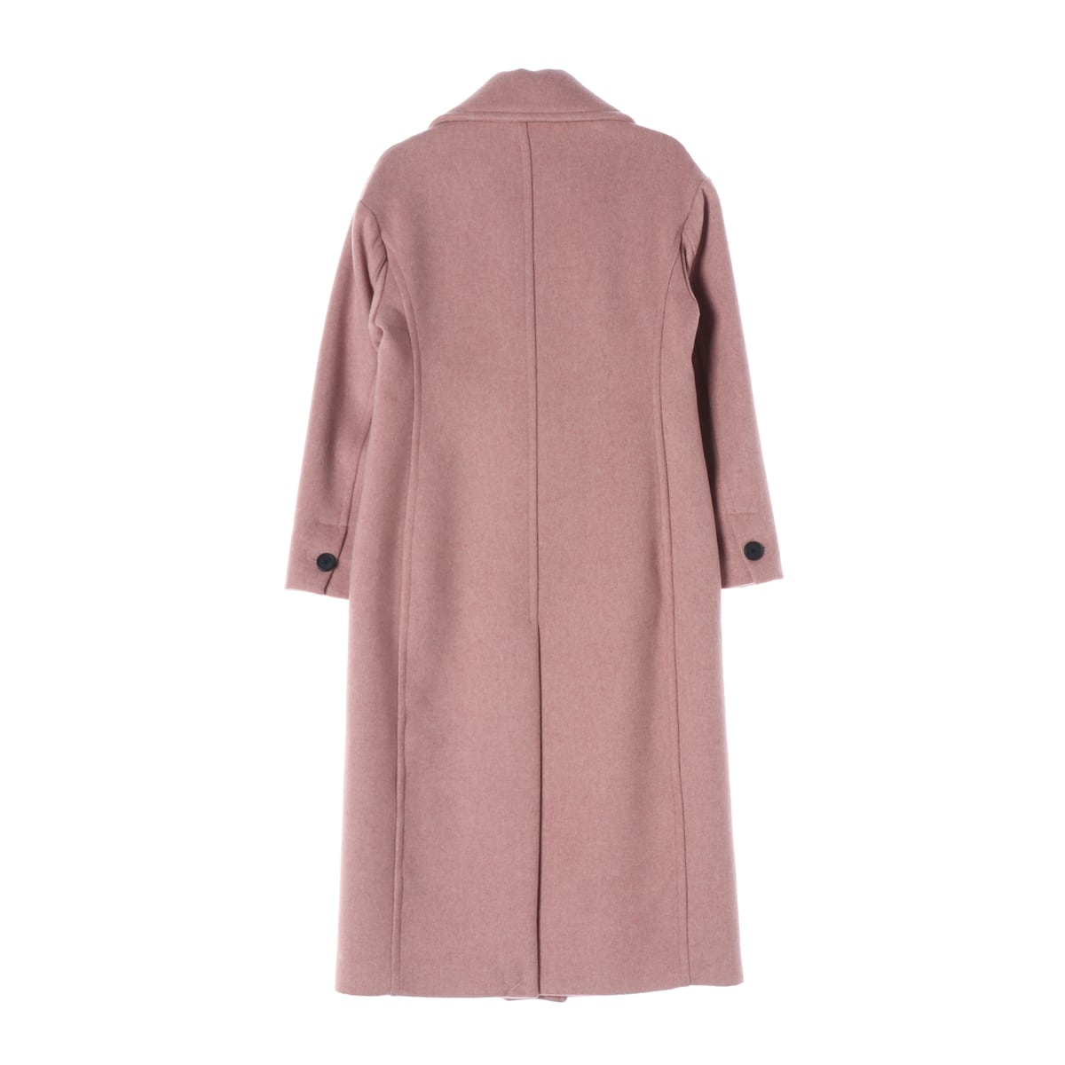 (새상품) 제로스트릿 22FW 프린세스 울 블렌드 롱 코트 핑크 상세 이미지 2