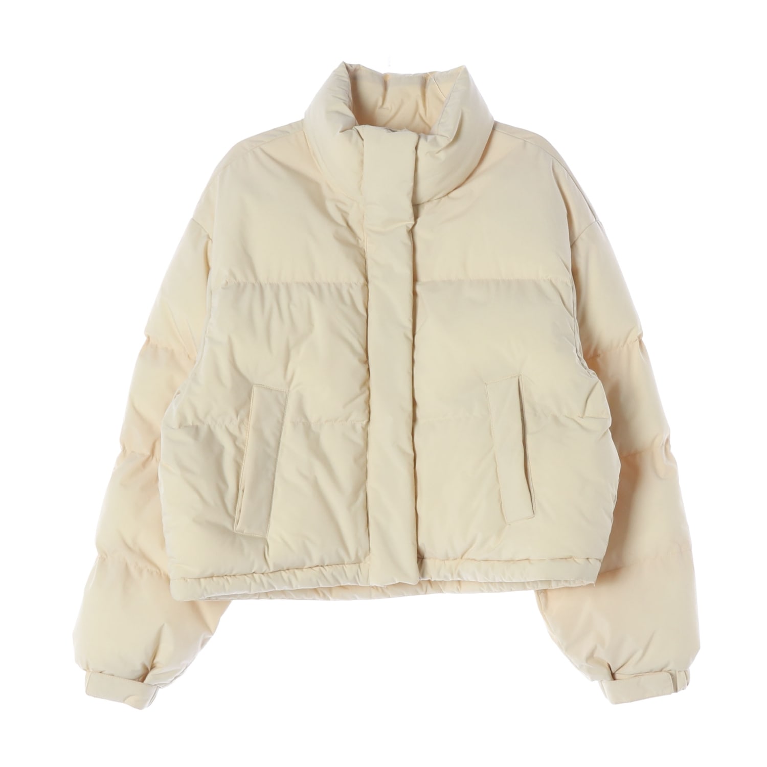 무신사스탠다드 23FW 우먼즈 데일리 푸퍼 숏 패딩 버터 이미지 1