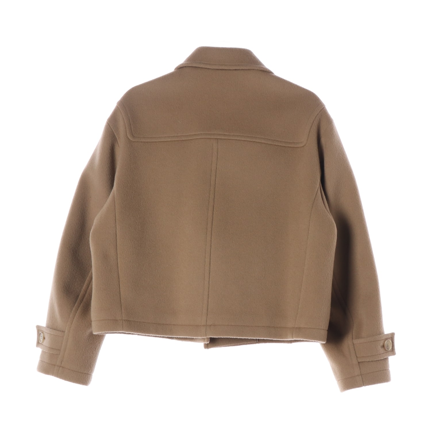 구호플러스 23FW 울 100% 시그니처 더플 크롭 코트 이미지 2