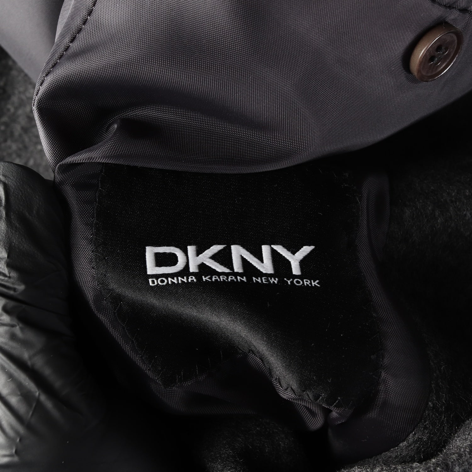 디케이엔와이 DKNY 울 블렌드 싱글 코트 이미지 3