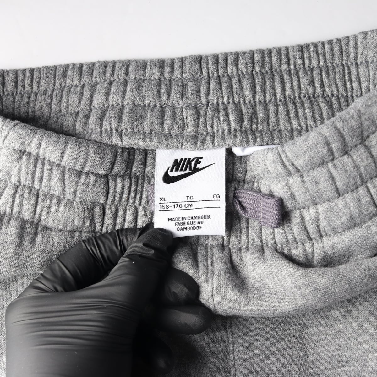 나이키 23FW 키즈 로고  기모 트레이닝 조거팬츠 그레이  상세 이미지 3