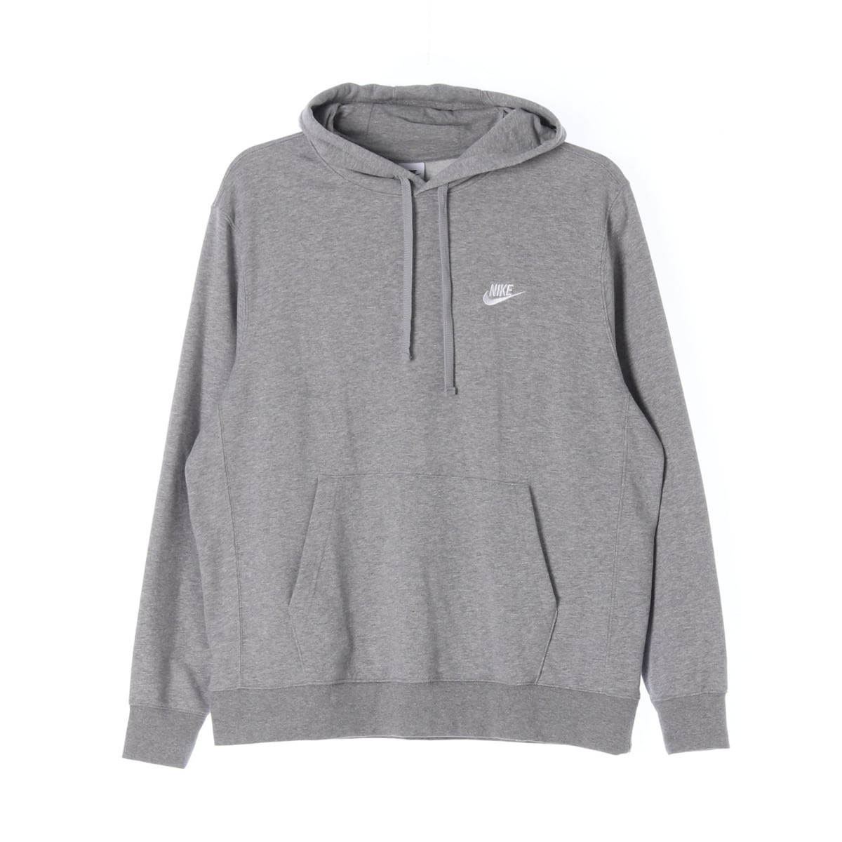 나이키 22FW 시그니처 로고 자수 로고 후드티 후디 그레이  상세 이미지 1