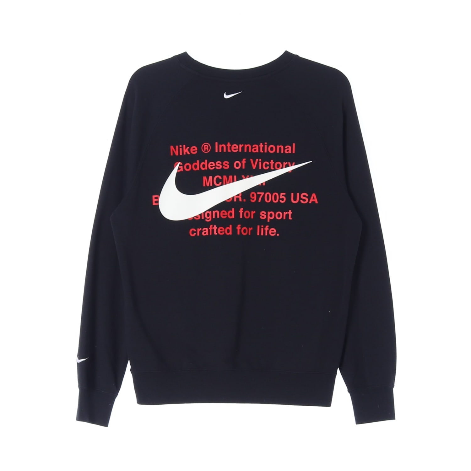 나이키 더블 스우시 백 프린팅 맨투맨 스웨트셔츠 이미지 2
