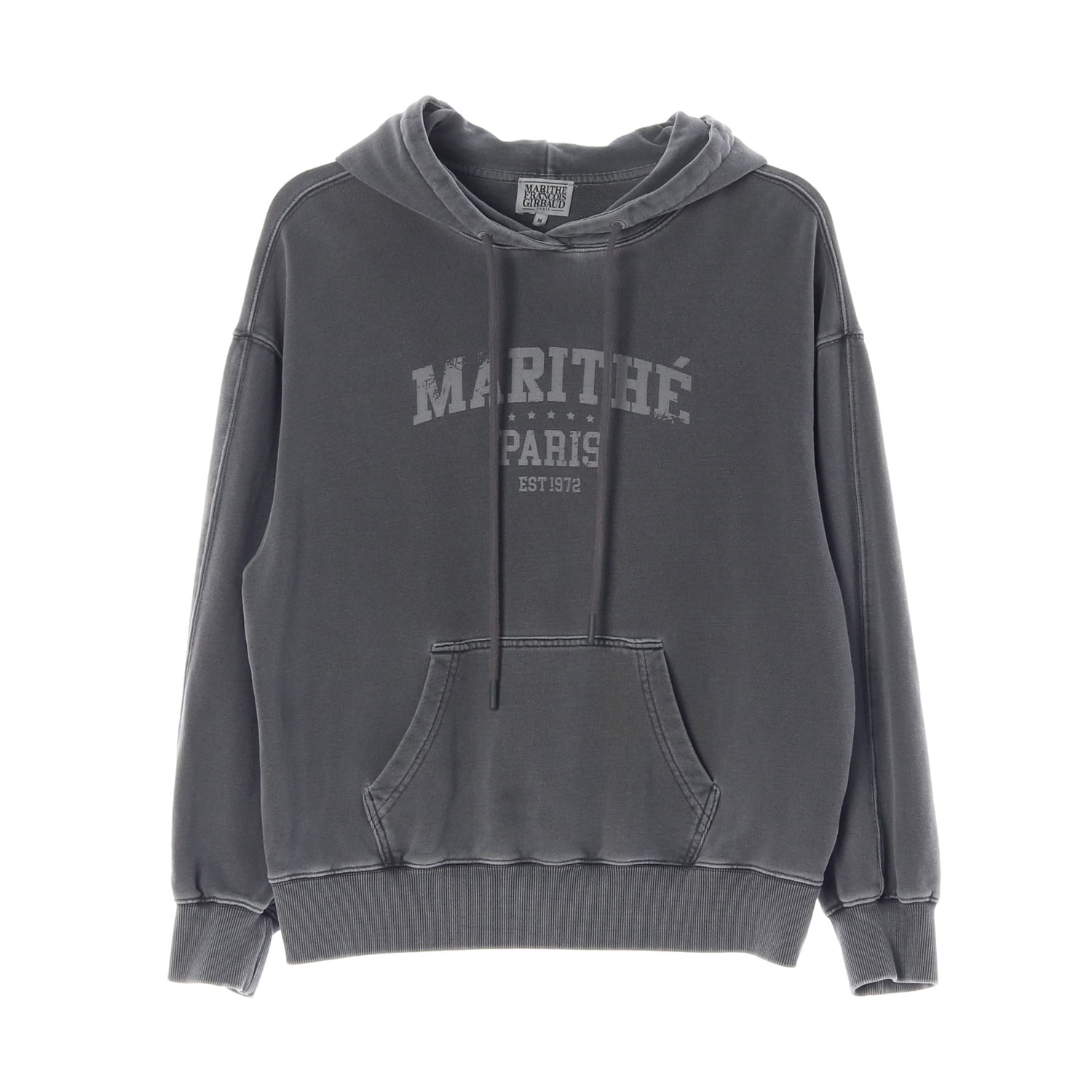 마리떼 프랑소와 저버 23FW 오버다이드 빈티지 아치 로고 후디 후드티 이미지 1