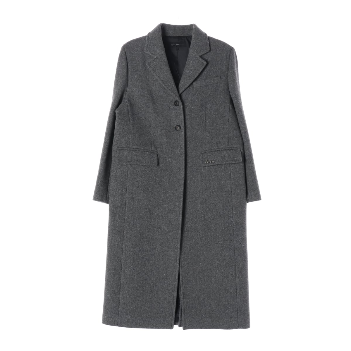 올리브데올리브 24FW 울 블렌드 그레이 롱 코트 상세 이미지 1