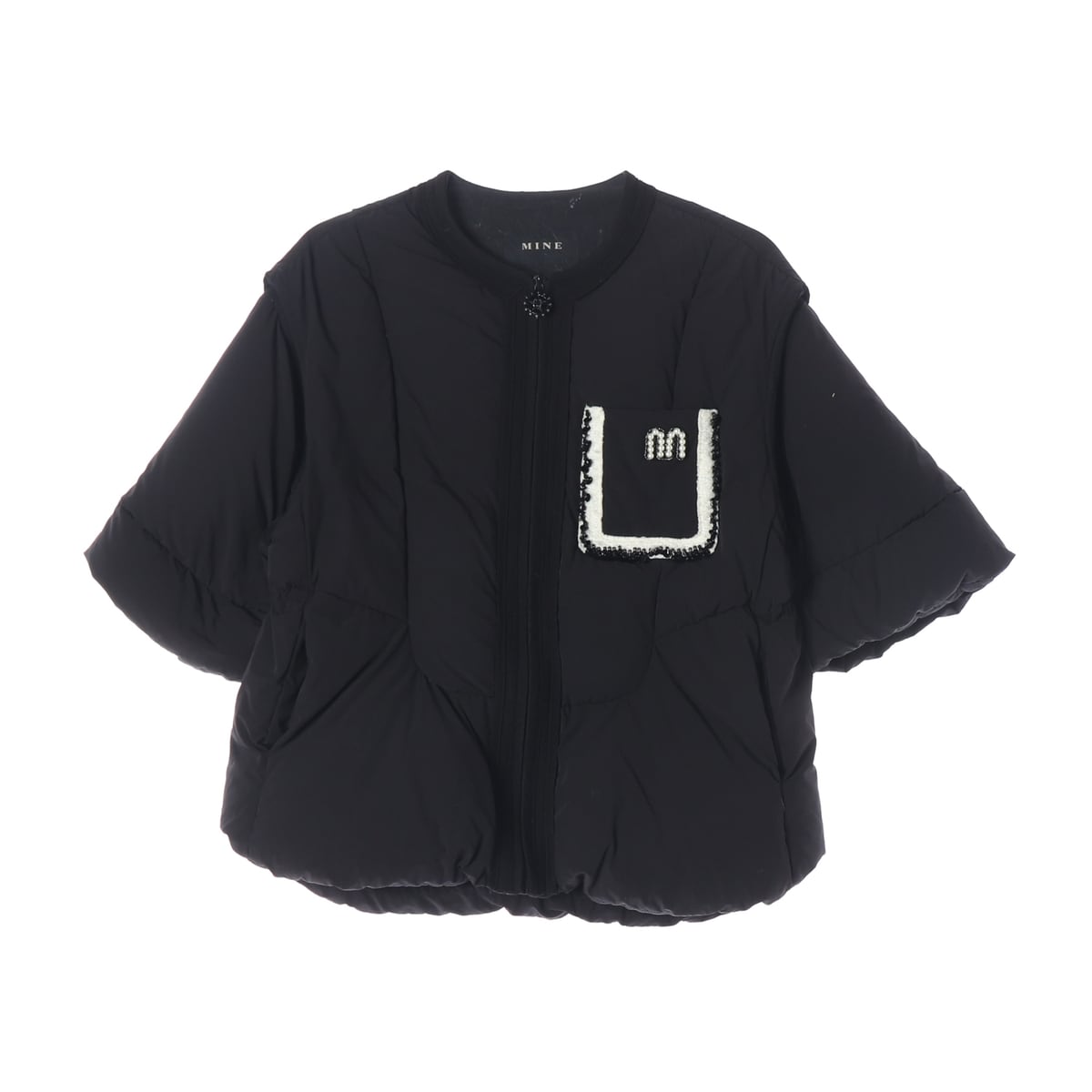 마인 21FW 다운 패딩 반팔 점퍼 상세 이미지 1