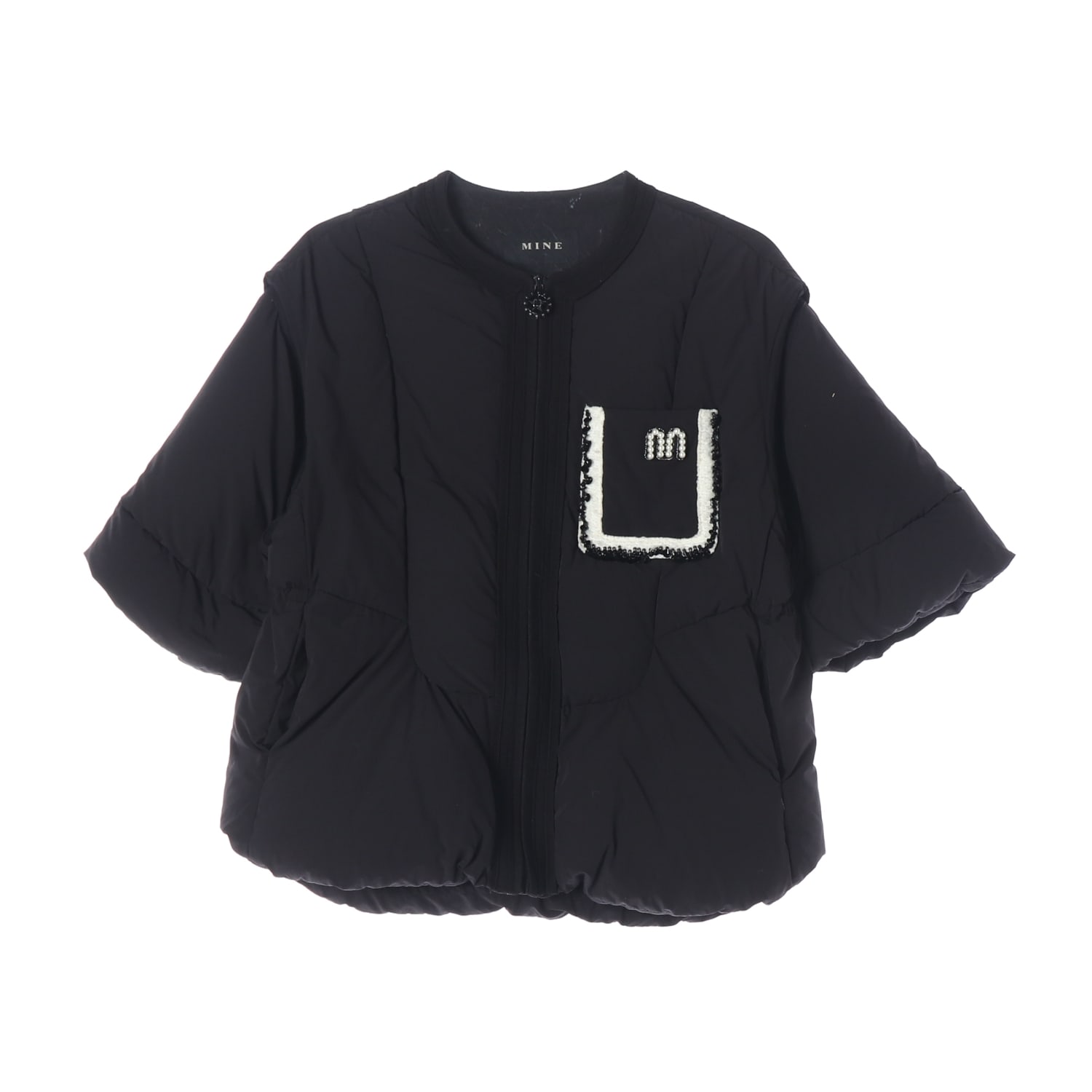마인 21FW 다운 패딩 반팔 점퍼 이미지 1