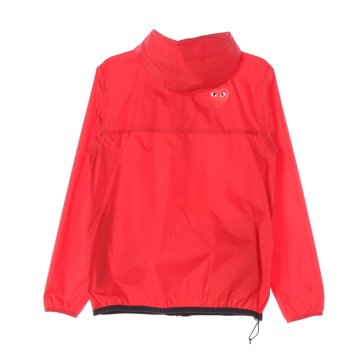 꼼데가르송 x K-WAY 까웨 23FW 후드 패커블 바람막이 재킷 상세 이미지 2
