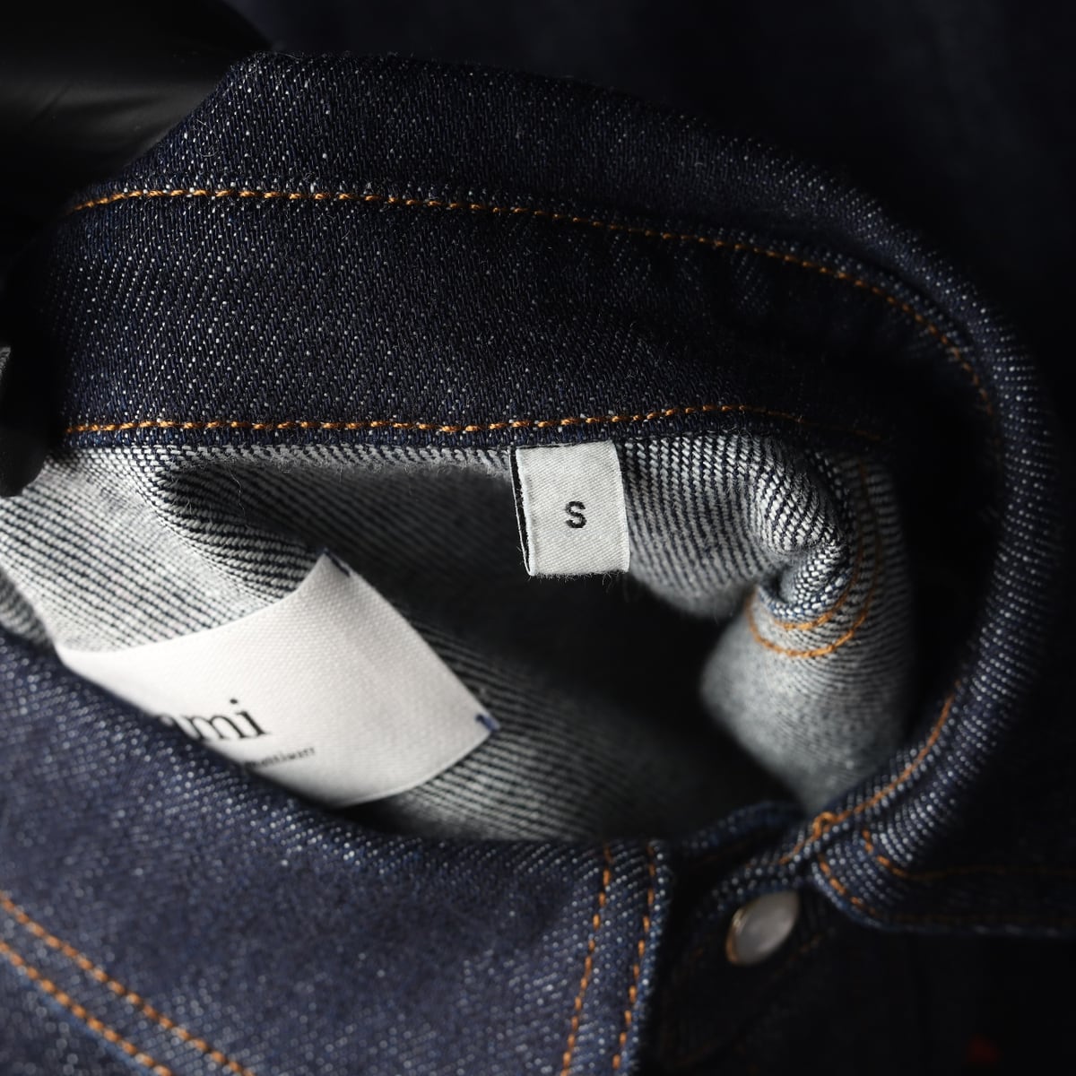 아미 ami 22FW 하트 로고 데님 셔츠 상세 이미지 4