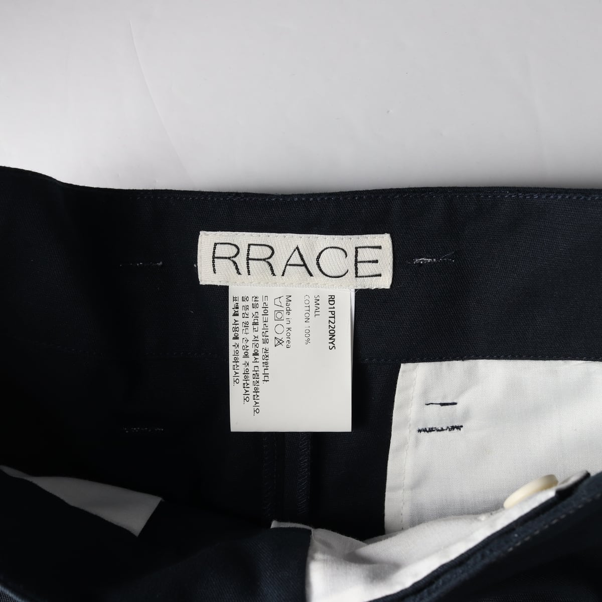 레이스 RRACE 스티치 라인 와이드핏 코튼 팬츠 상세 이미지 3