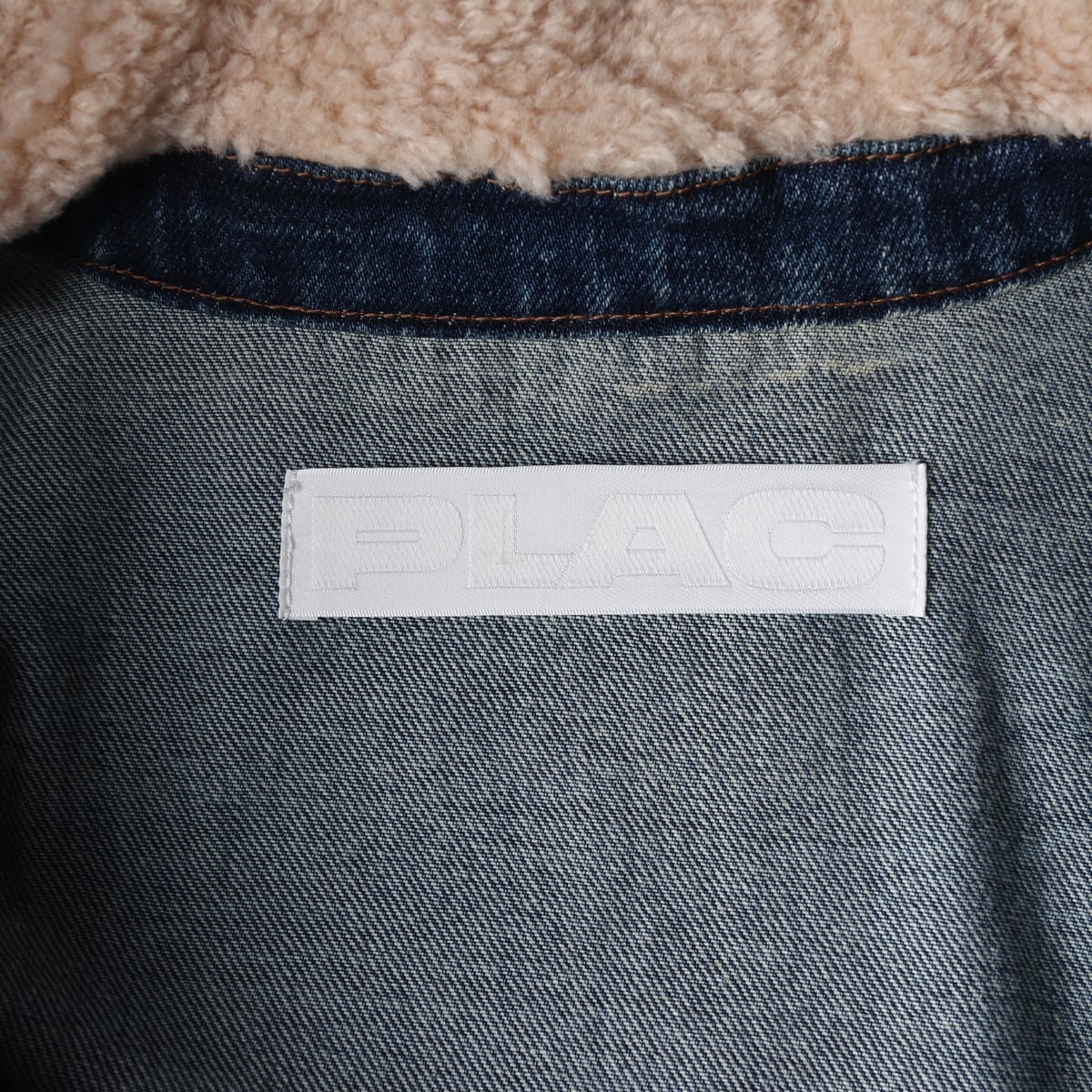 플랙 22FW M62 미드 블루 시어링 데님 자켓 상세 이미지 3