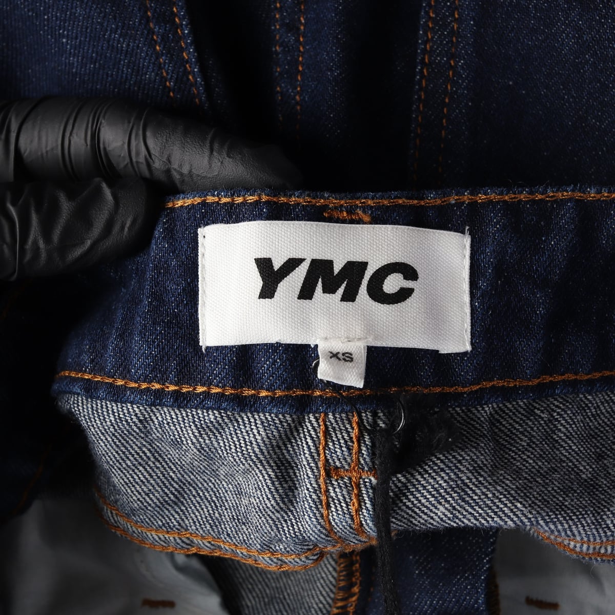 (새상품) 와이엠씨 YMC 24FW 와이드핏 체크 롤업 데님 팬츠 상세 이미지 3