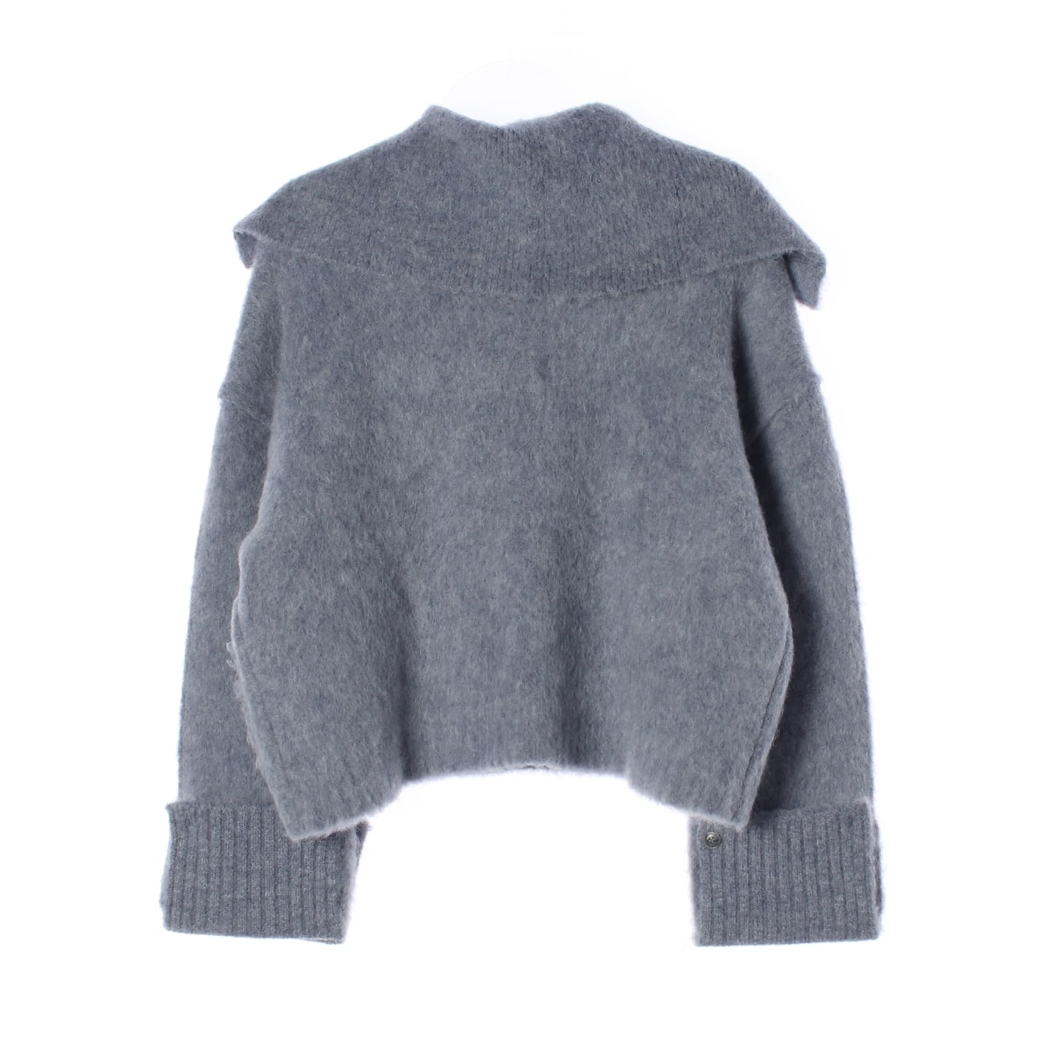 (새상품) 마뗑킴 23FW 플러피 세일러 니트 가디건 블루

 이미지 2