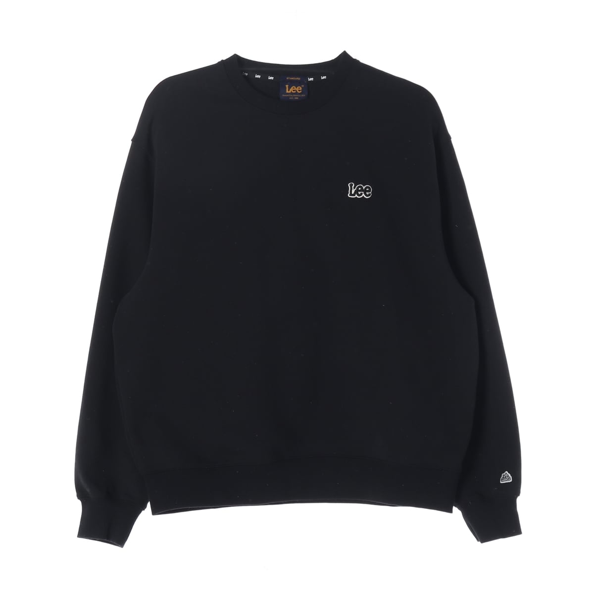 리 24FW 스몰 트위치 로고 맨투맨 블랙 상세 이미지 1