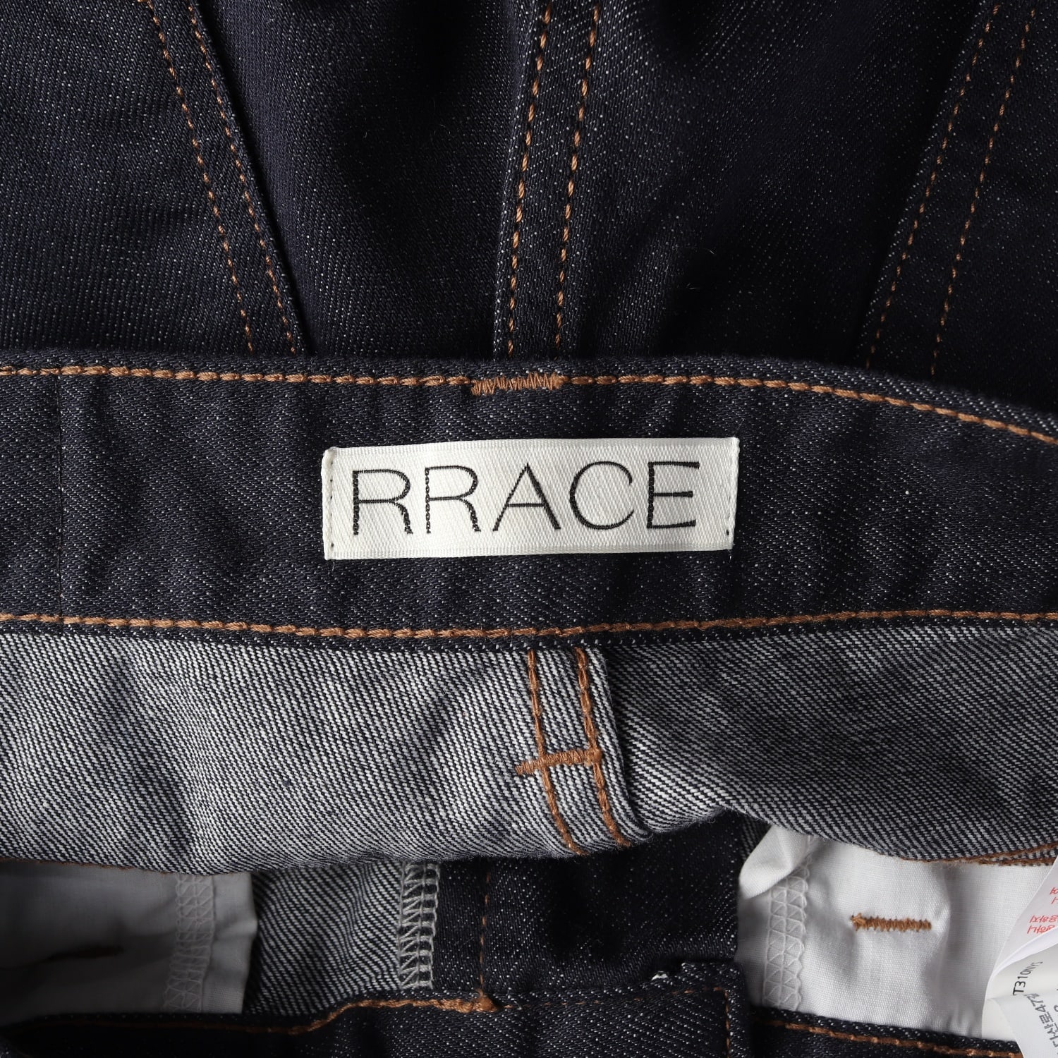레이스 RRACE 커브 스트레이트 데님팬츠 청바지 생지 인디고 이미지 3