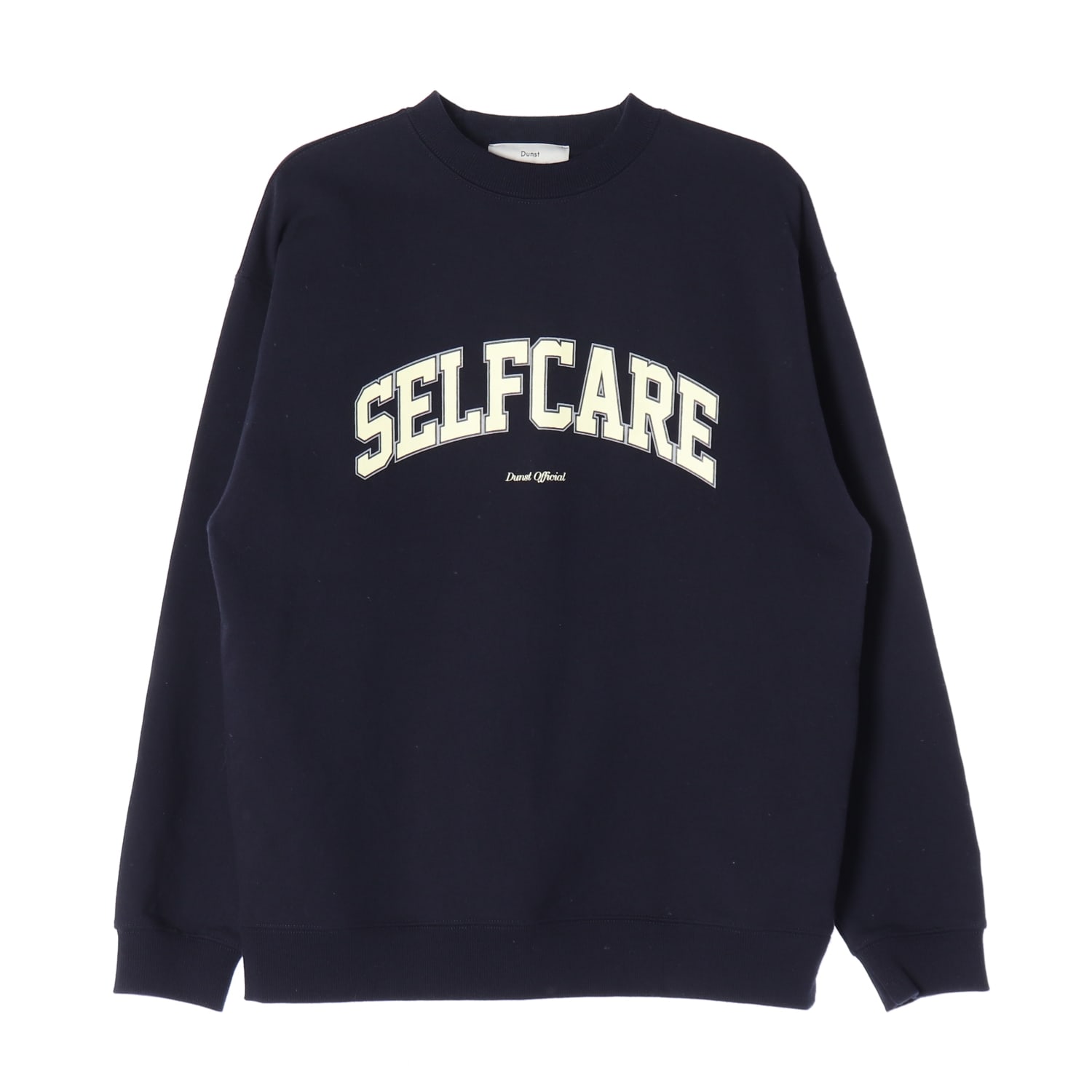 던스트 SELFCARE 셀프케어 맨투맨 스웨트셔츠 다크네이비 이미지 1