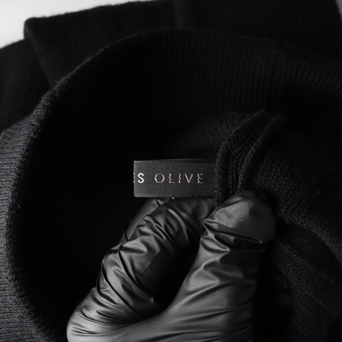 올리브데올리브 22FW 울 블렌드 니트 롱 스커트 치마  상세 이미지 4