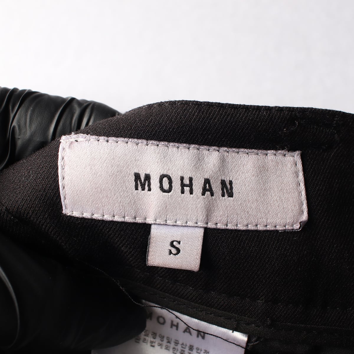 모한 22FW 하이웨이스트 투턱 와이드 롱 슬랙스 팬츠 상세 이미지 3
