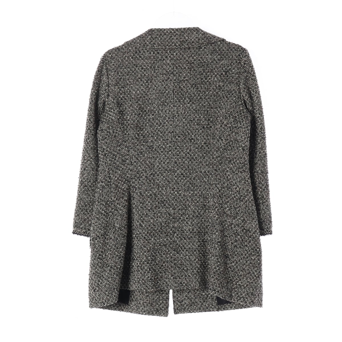 디케이엔와이 DKNY 라운드 카라 트위드 울 블렌드 코트 상세 이미지 3