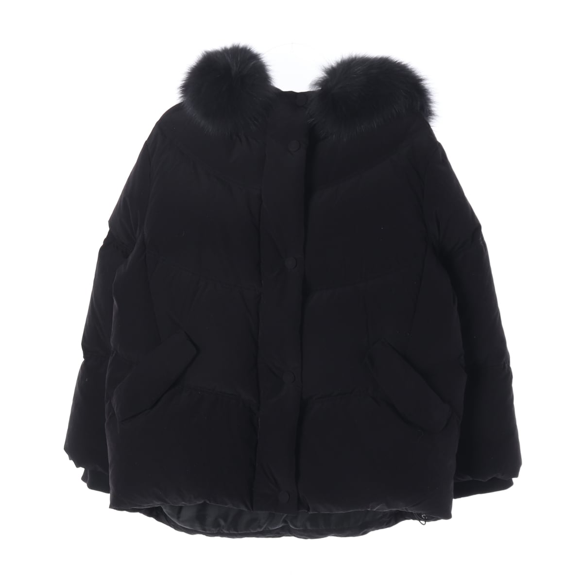 보브 VOV 22FW 폭스 퍼 구스 다운 숏 패딩 상세 이미지 1