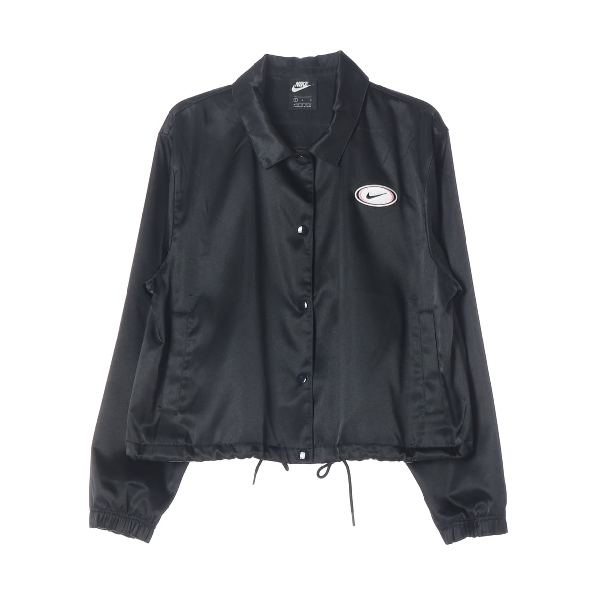 나이키 21FW 우먼스 스포츠웨어 새틴 크롭 봄버 재킷 상세 이미지 1