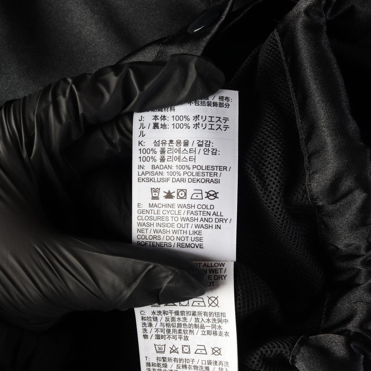 나이키 21FW 우먼스 스포츠웨어 새틴 크롭 봄버 재킷 상세 이미지 4