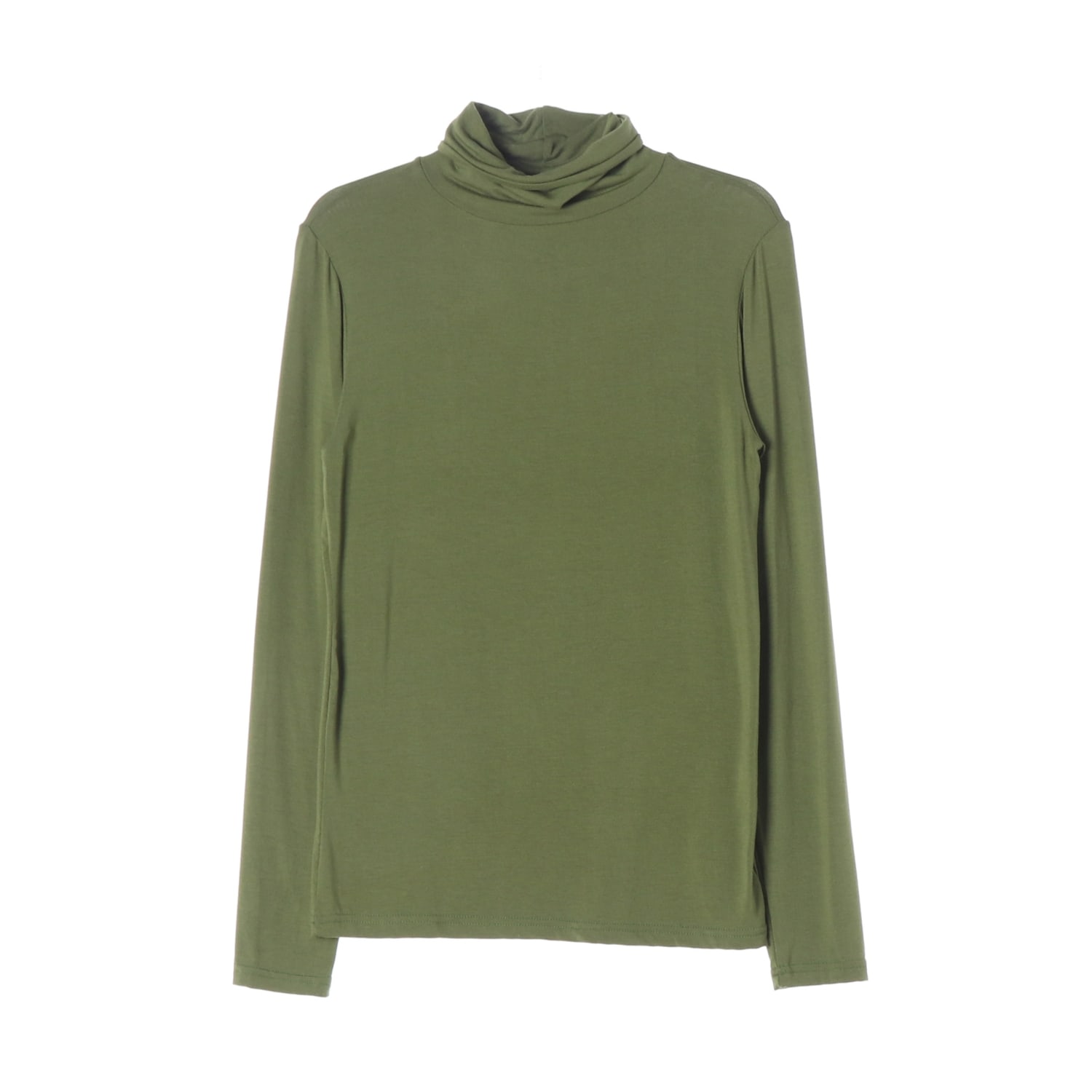 리올그 REORG 25FW R 베이직 폴라 올리브 긴팔 티셔츠 이미지 1